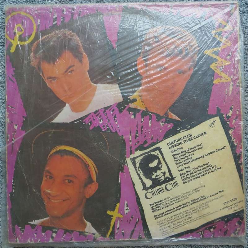 Culture Club - Kissing to be Clever Vintage Vinyl LP - VG