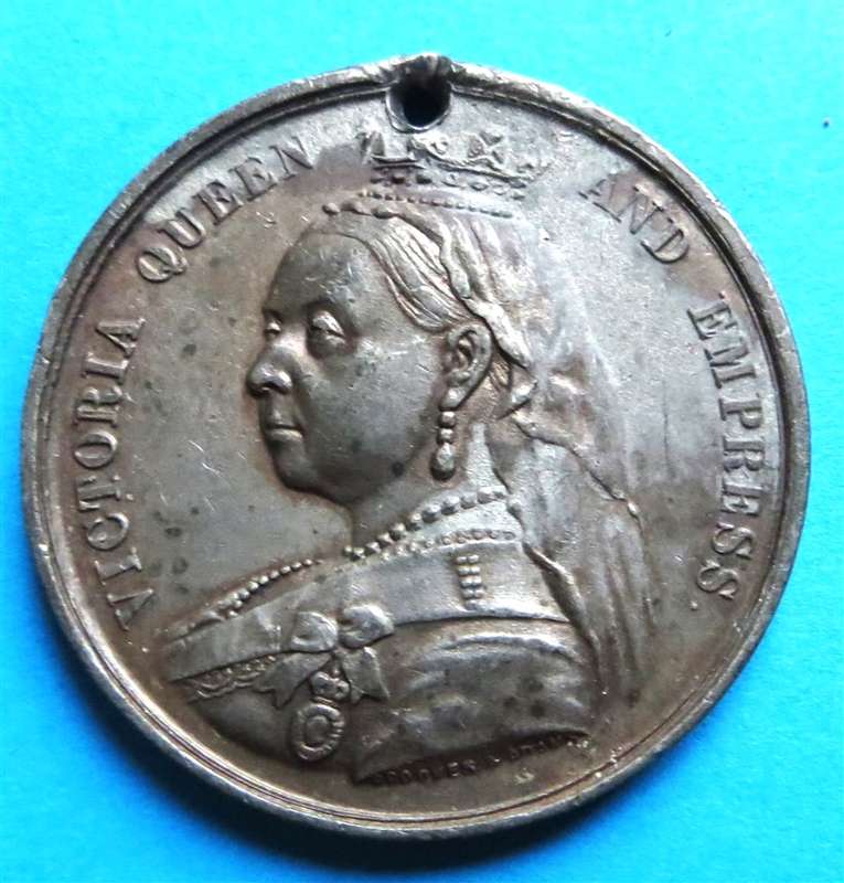 1887 Queen Victoria Medallion - 50 Years of Reign 40mm