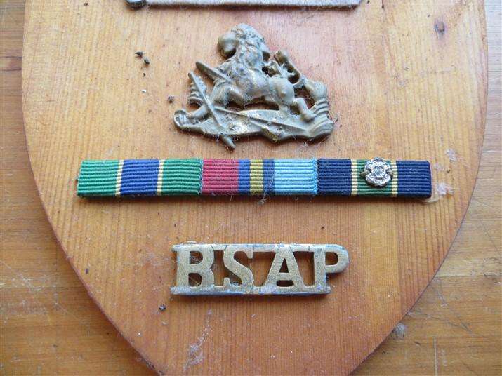 Rhodesia British South Africa Police BSAP Plaque