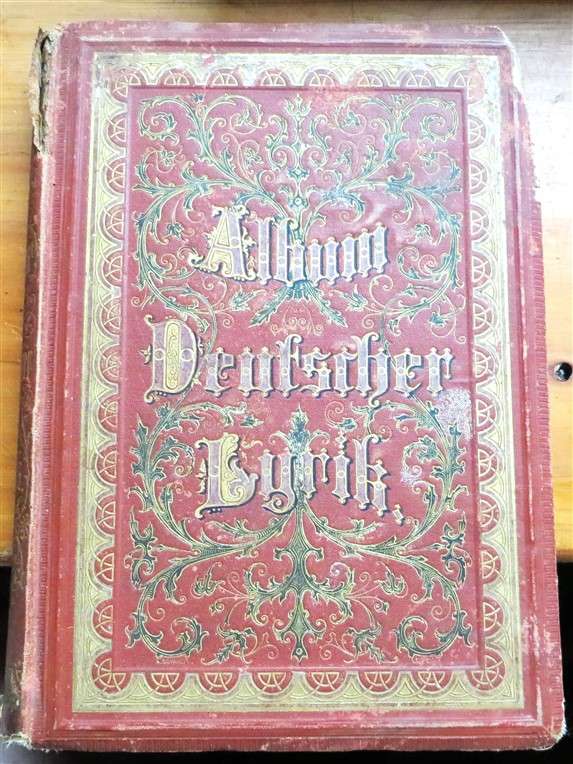 1879 - Album Deutscher Lyrik - Illustrated - Cover damaged