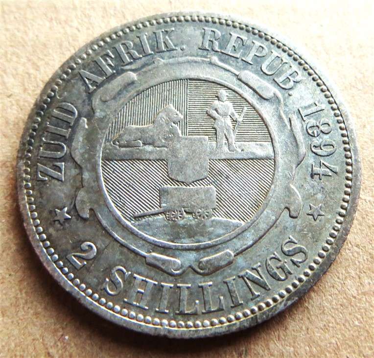 ZAR 1894 Silver 2/ Florin