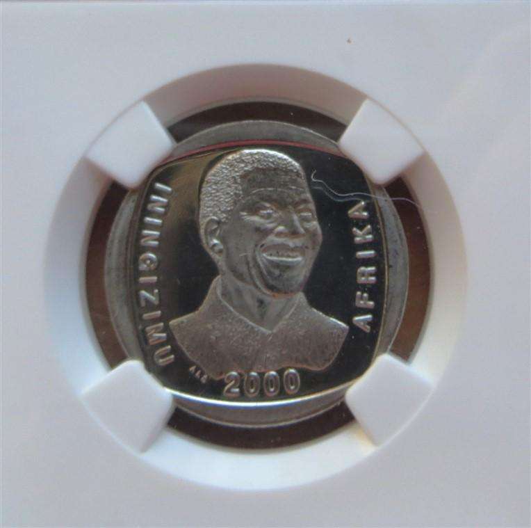 2 x Nelson Mandela Coins - 1994 + 2000 - 1 Bid for Both