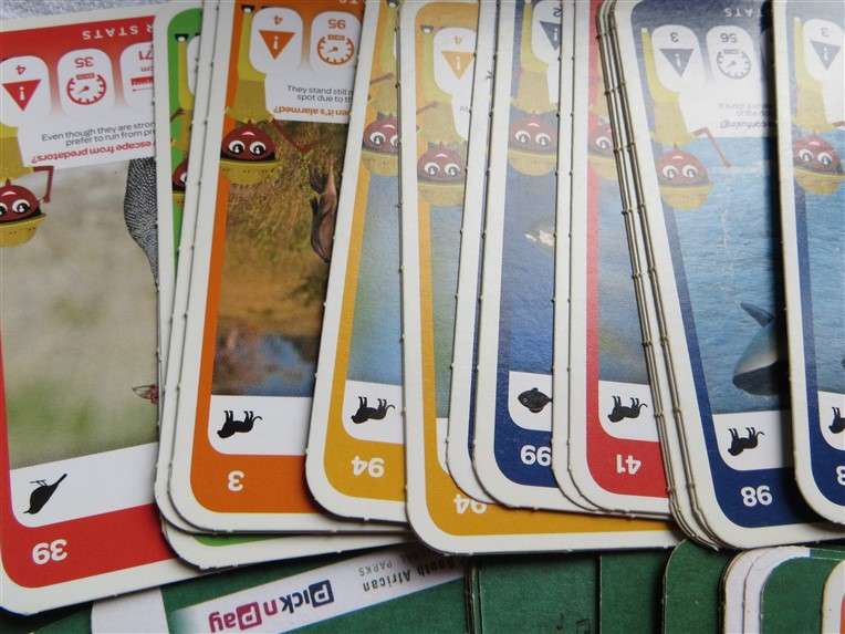 150+ Super South African Animals Pick n Pay Cards - 1 Bid for All