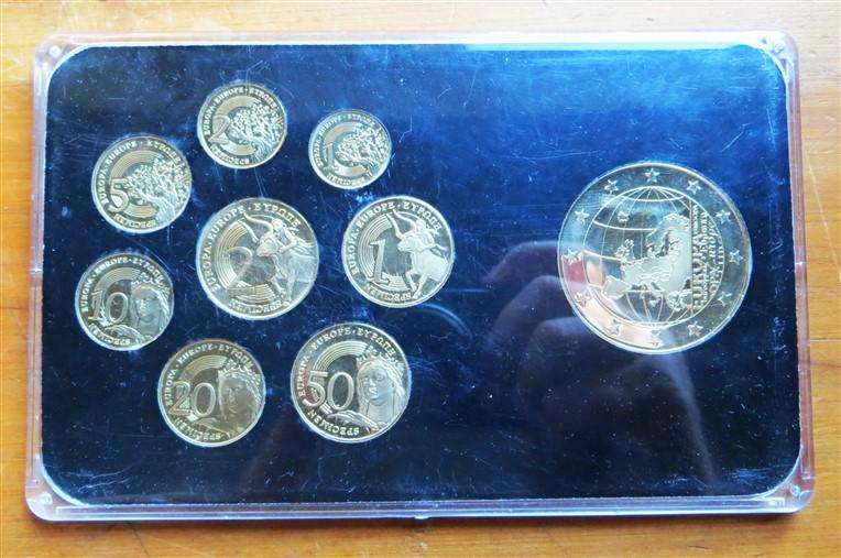 Luxembourg Euro Prestige Set - Gold Plated