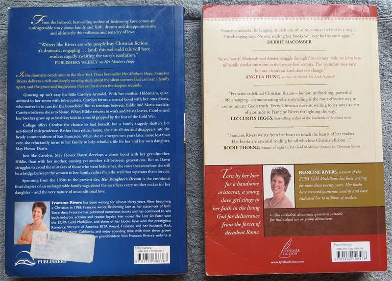 2 x Francine Rivers Titles - 1 Bid for Both