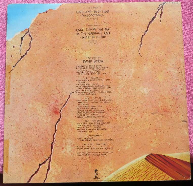 B52's Mesopotamia Vintage Vinyl LP - VG