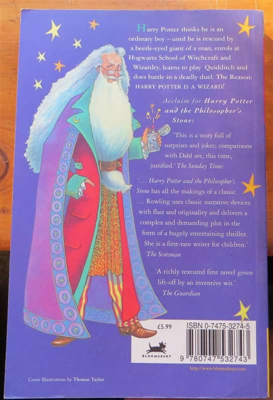 Harry Potter & the Philosopher's Stone - J.K Rowling