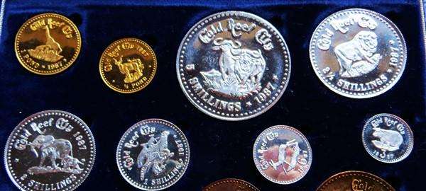 Gold Reef City Tokens Proof Set in Box