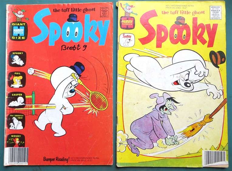 2 x Low Number Spooky Comics - Both for 1 Bid