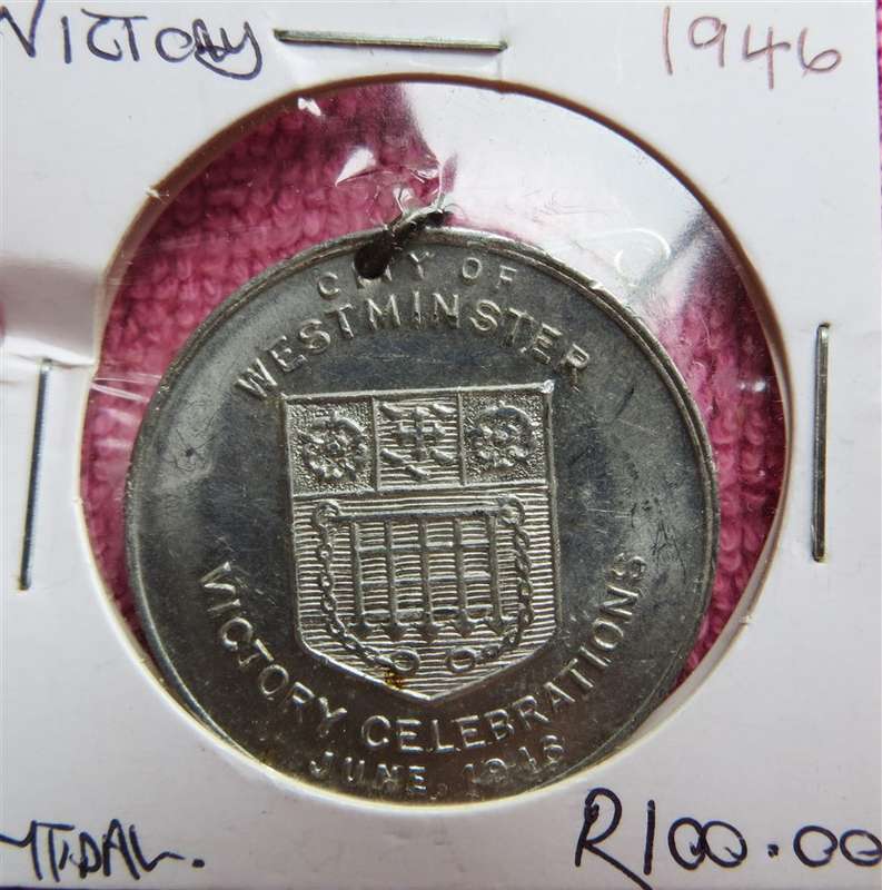 1946 Victory Celebrations medallion