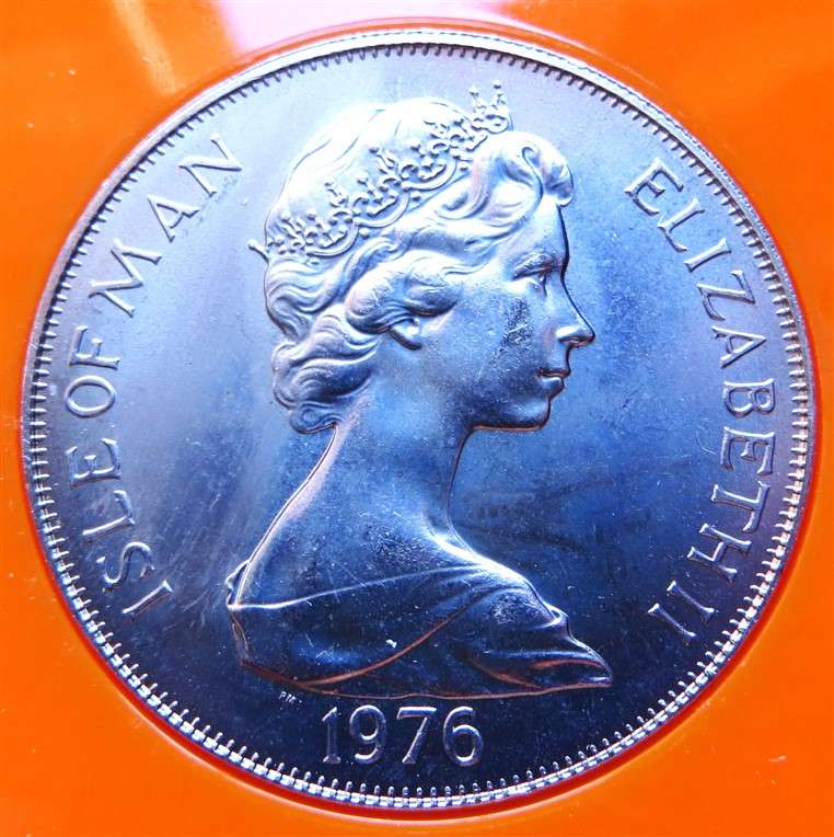 1976 Bicentenary of the USA American Independence Crown - Isle of Man