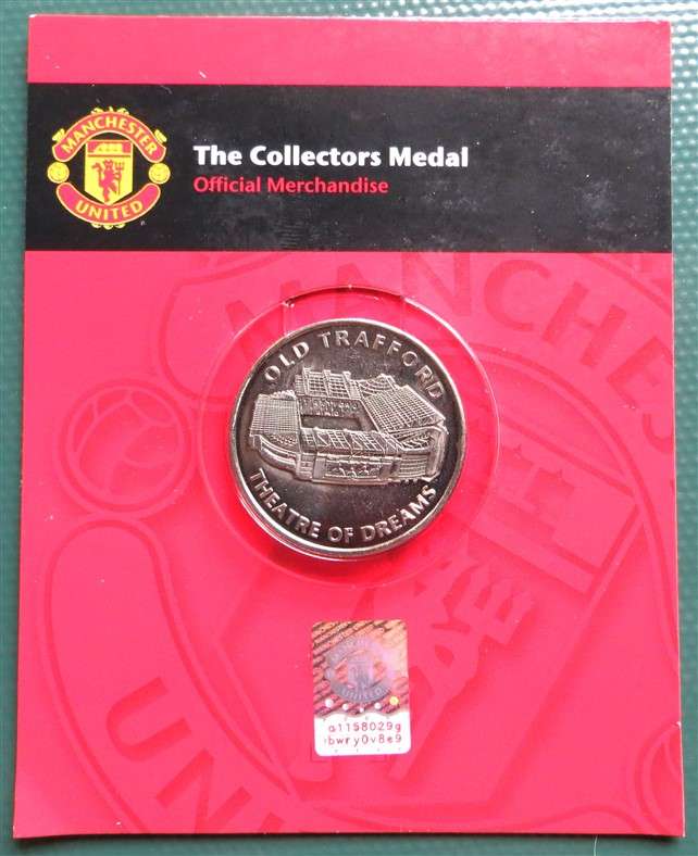 Manchester United Old Trafford Theatre of Dreams Medallion