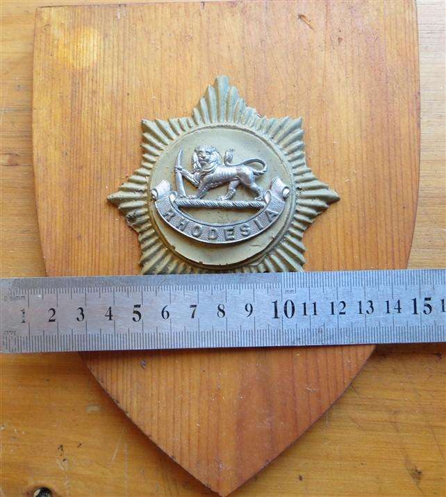 Rhodesia Army Plaque