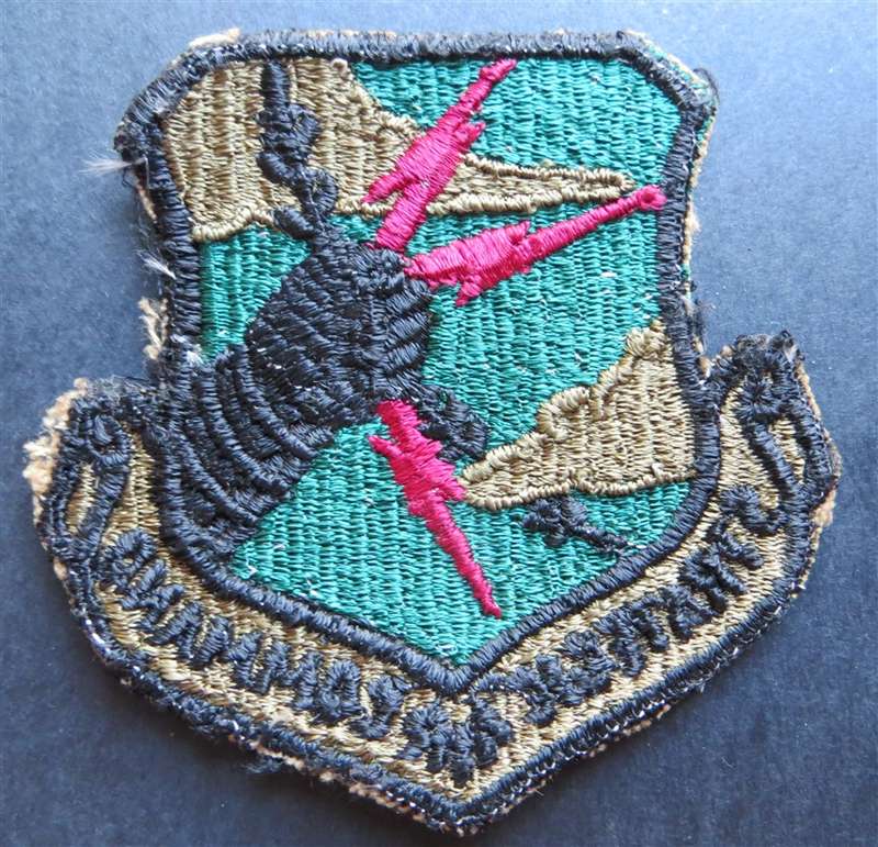 US Strategic Air Command Embroidered Badge