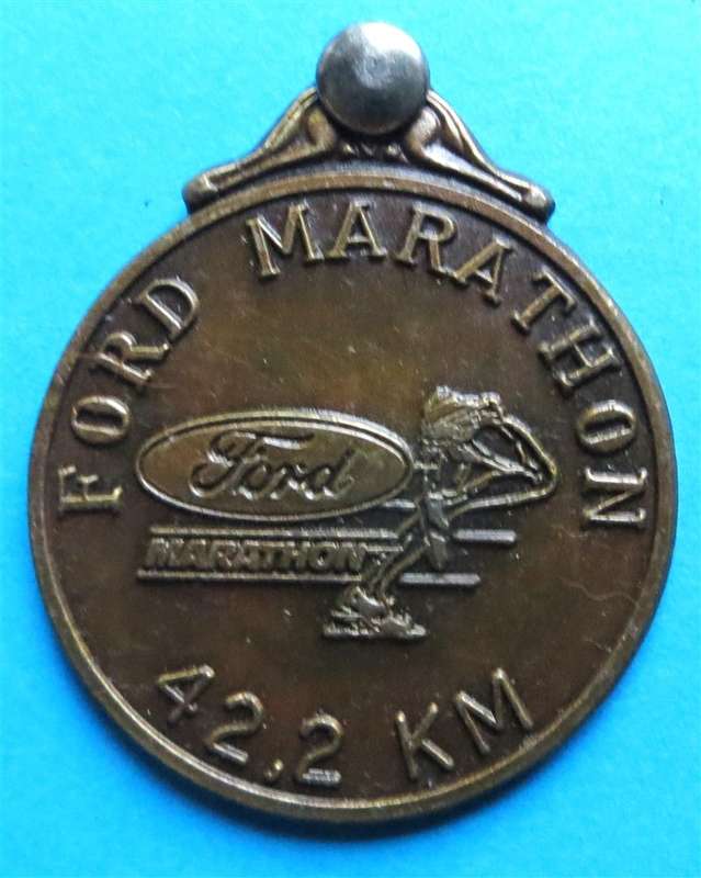 Ford Marathon Medal - 42.2km Car manufacturer sponsor