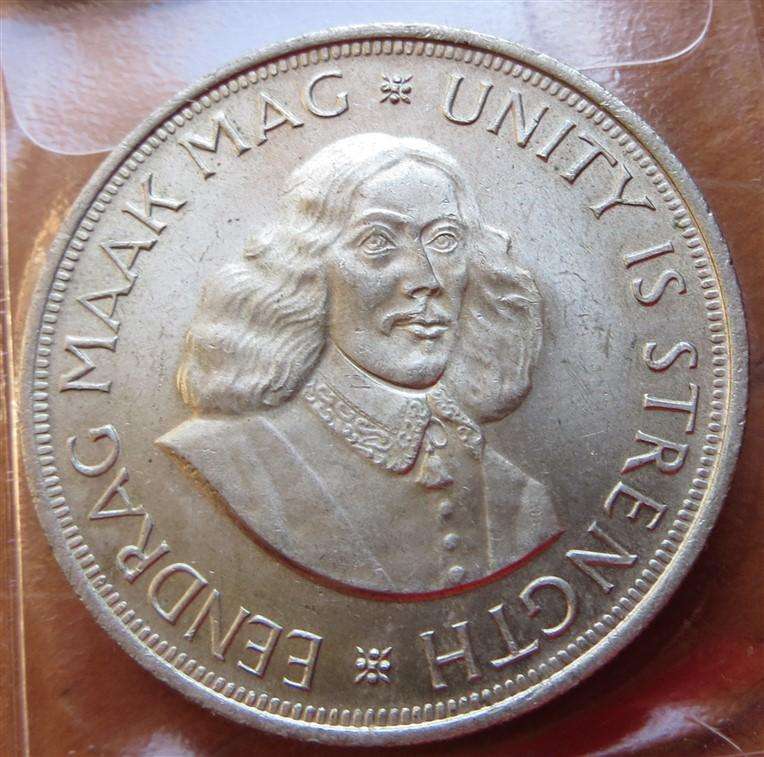 1962 SA 50c Crown Silver Coin