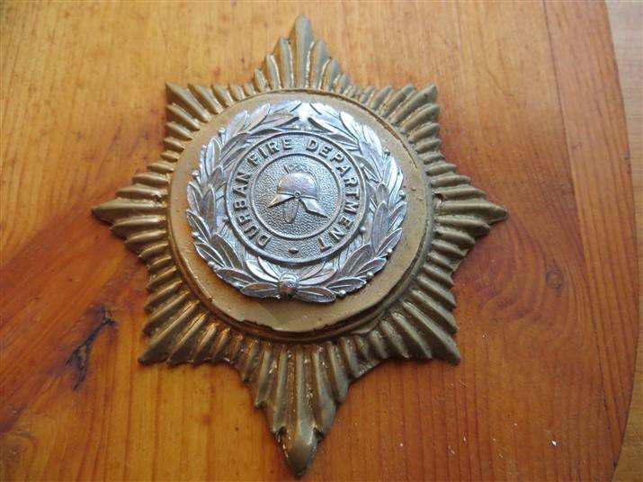 Durban Fire Department Plaque
