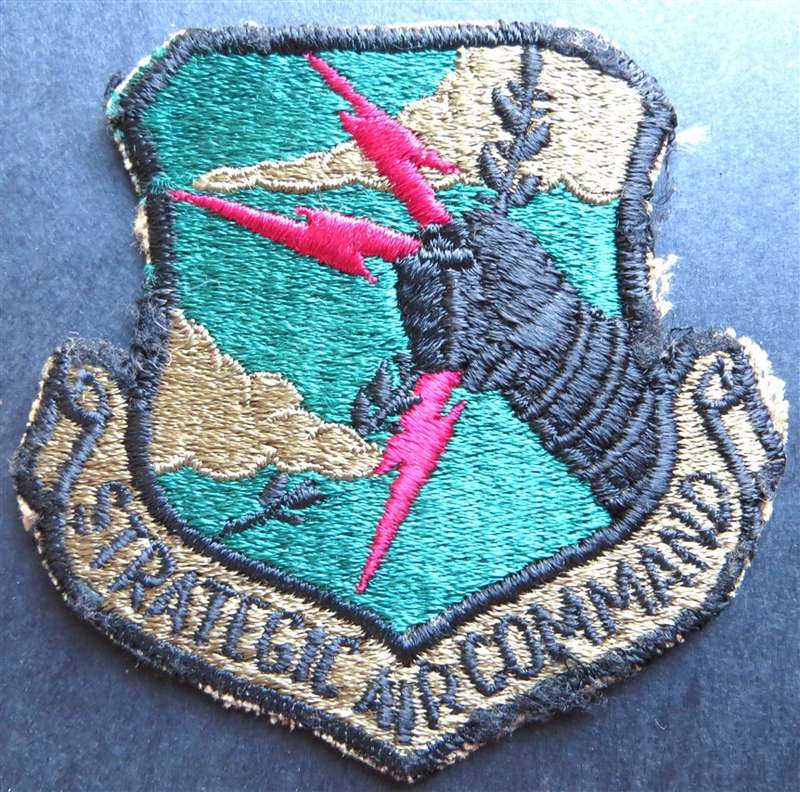 US Strategic Air Command Embroidered Badge