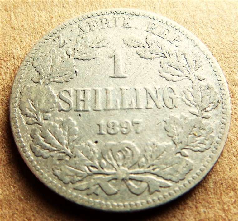 ZAR 1897 Silver 1/ Shilling
