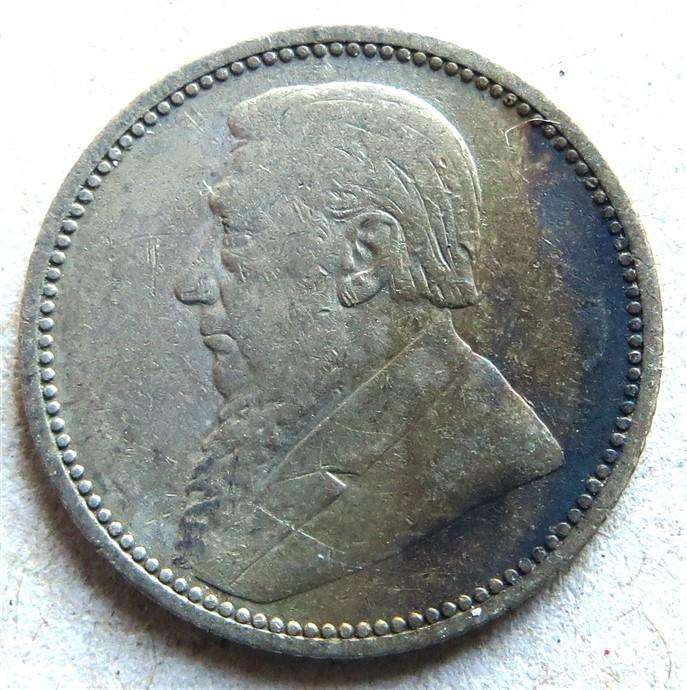 1894 ZAR 6d Sixpence - Silver 92.5%