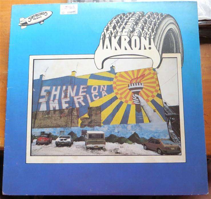 Akron Ohia Compilation - Stiff Records - Vintage Vinyl LP Vinyl VG / Cover VG