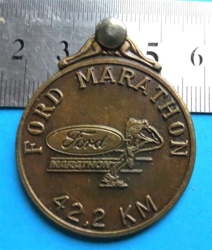 Ford Marathon Medal - 42.2km Car manufacturer sponsor