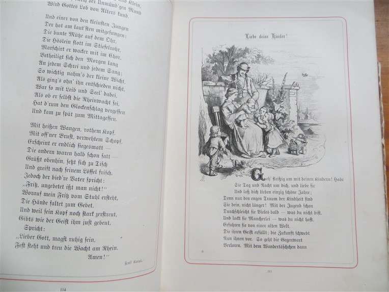 1879 - Album Deutscher Lyrik - Illustrated - Cover damaged