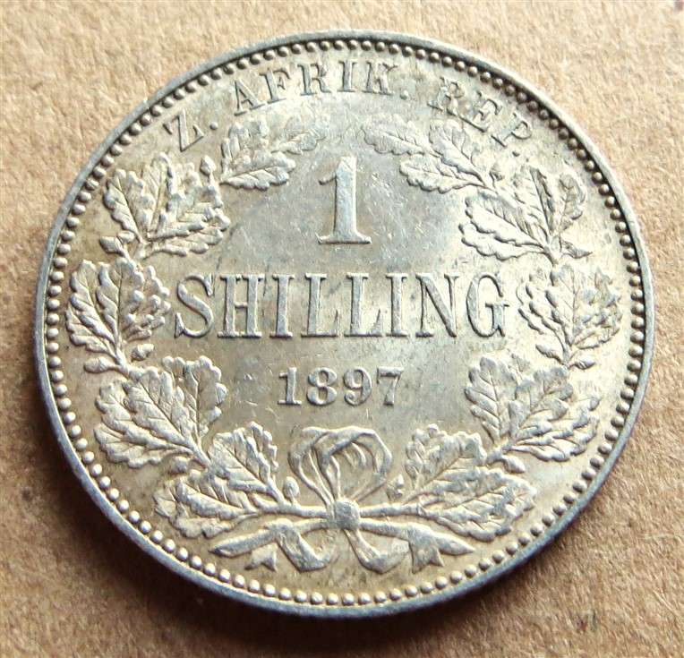 ZAR 1897 Silver 1/ Shilling - Details