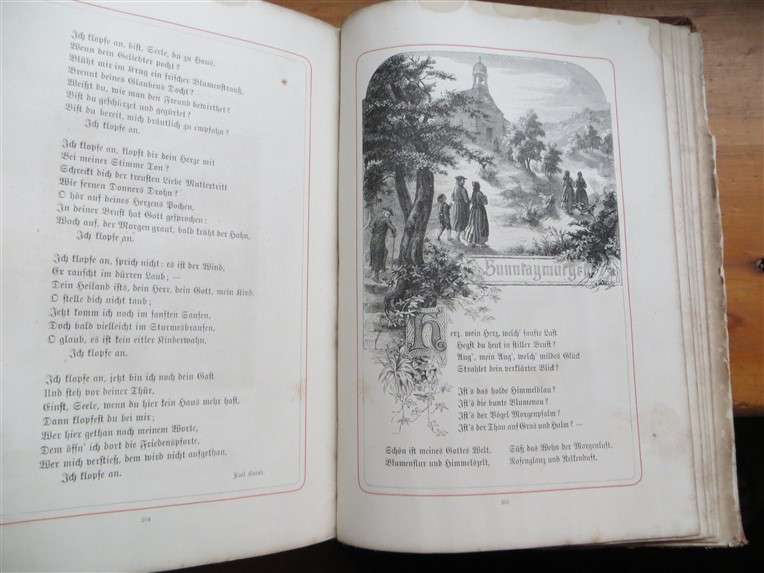 1879 - Album Deutscher Lyrik - Illustrated - Cover damaged