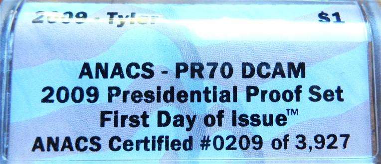 2009 Presidential Proof Set $1 PF70 ANACS - First Day of Issue