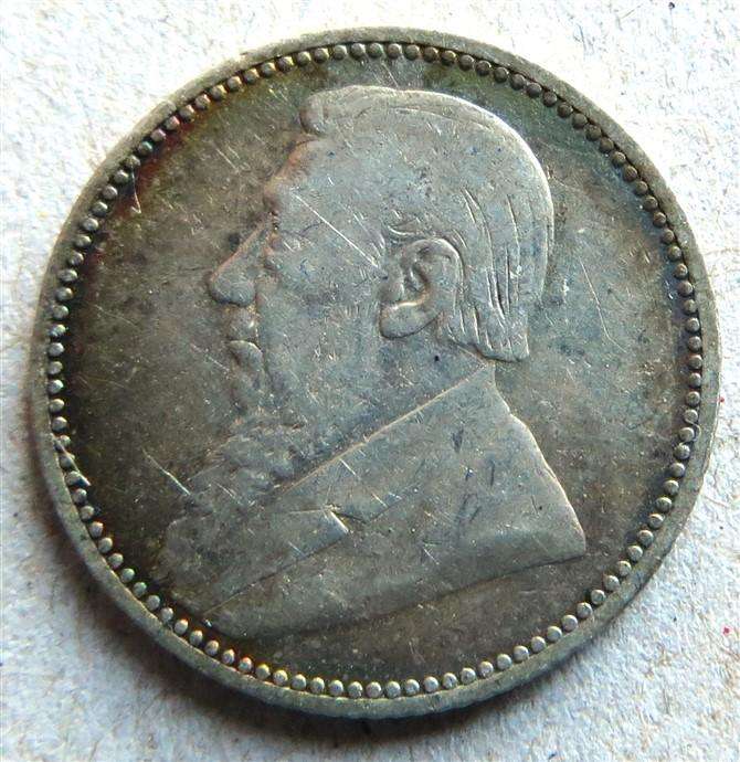 1896 ZAR 6d Sixpence - Silver 92.5%