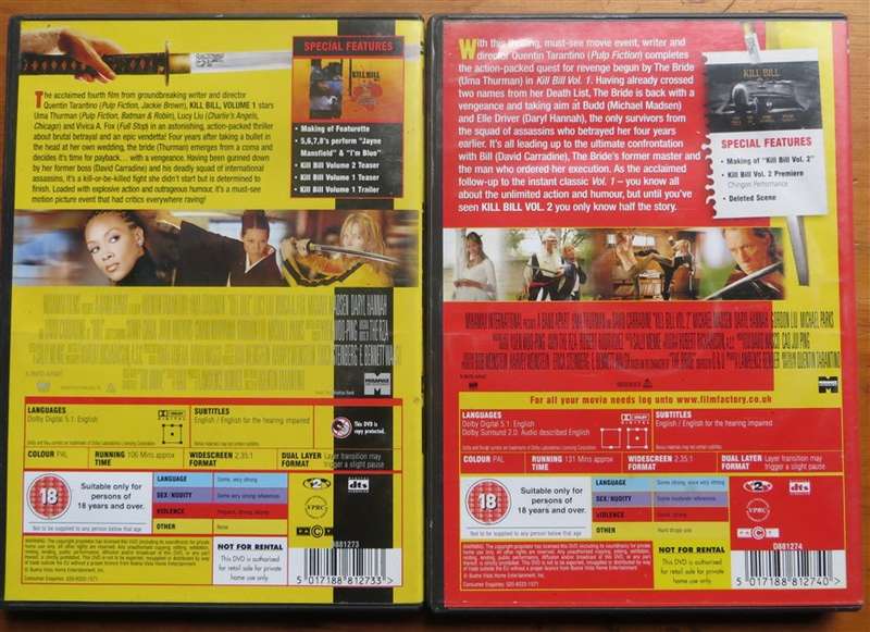 Kill Bill Vol. 1 & 2 - 1 Bid for All