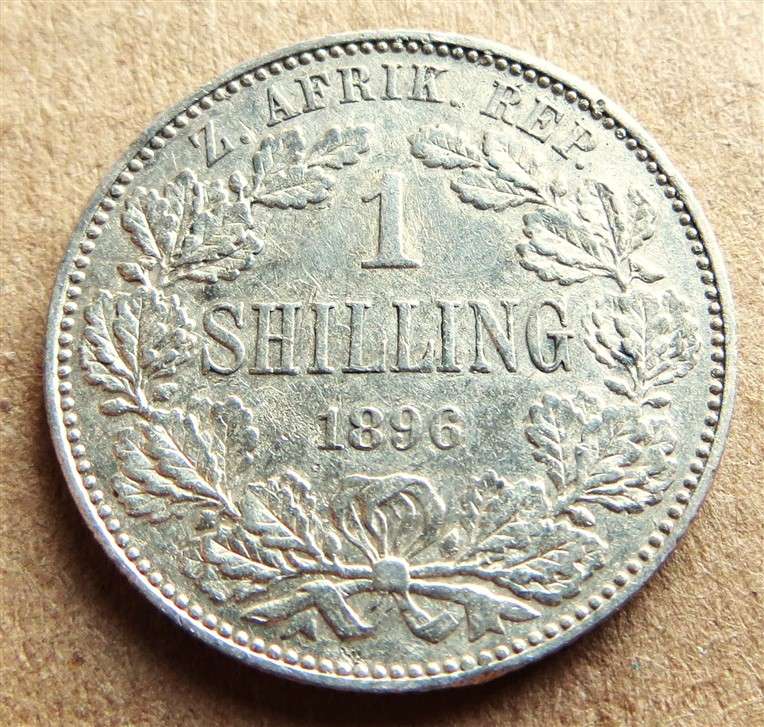 ZAR 1896 Silver 1/ Shilling