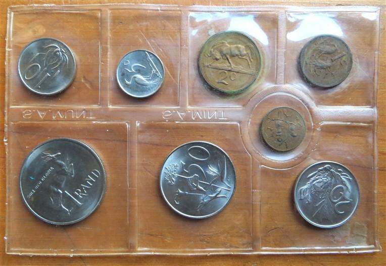1978 Uncirculated Coin Set in Sealed SA Mint Pack
