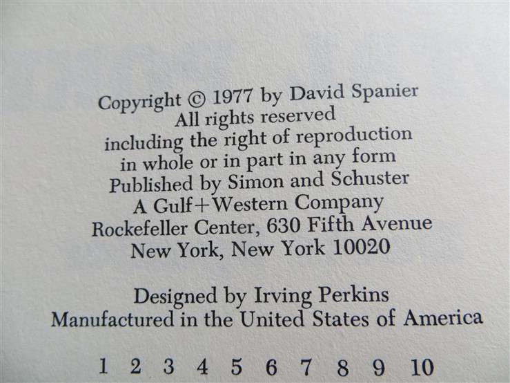 Total Poker - David Spanier - (1977) Hardcover