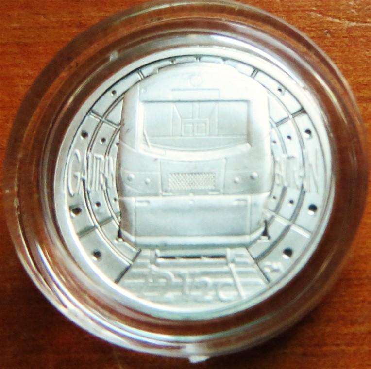 2012 Gautrain Oom Paul Flypress Tickey - Durban Coin Show Mark - Mintage : 786