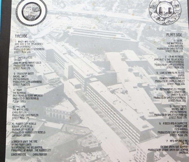 Akron Ohia Compilation - Stiff Records - Vintage Vinyl LP Vinyl VG / Cover VG
