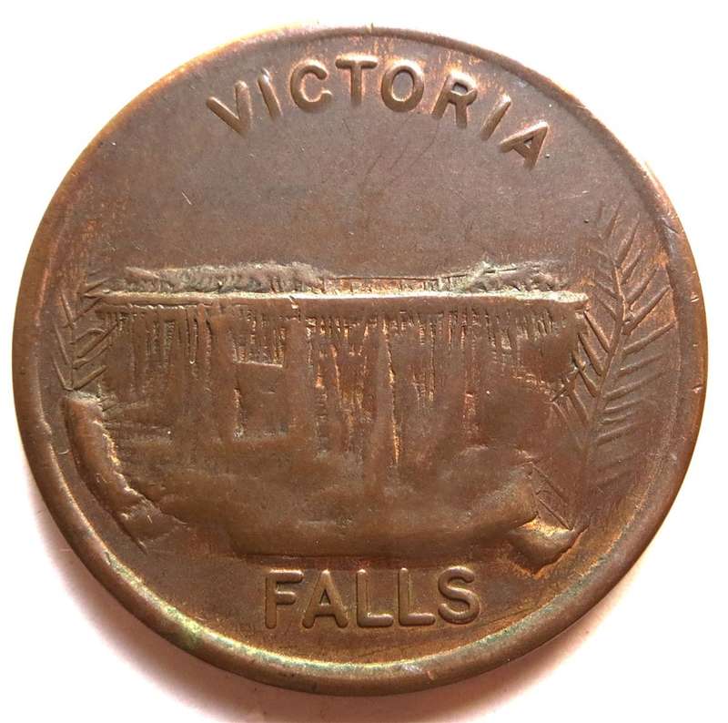 1972 Victoria Falls Rhodesia Medallion