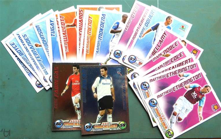 22 x Topps Match Attax Soccer Cards - 1 Bid for All