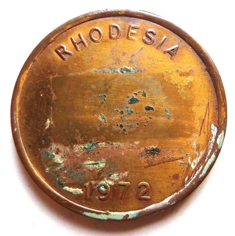 1972 Victoria Falls Rhodesia Medallion