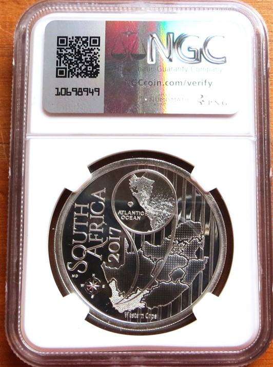 2017 Hydroprogne Caspia Silver Colorized PF69Ultra Cameo NGC