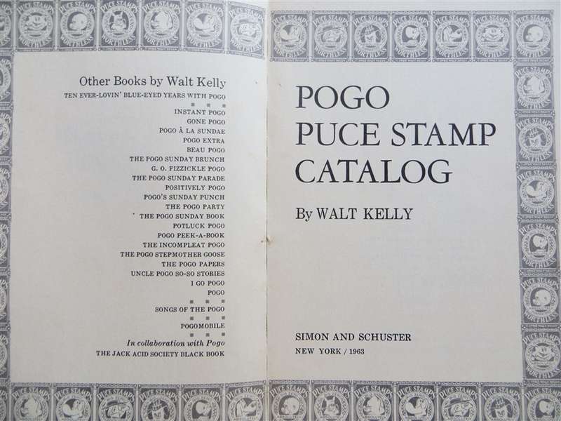 1962 The Pogo Puce Stamp Catalog First Printing Comic Book - Walt Kelly