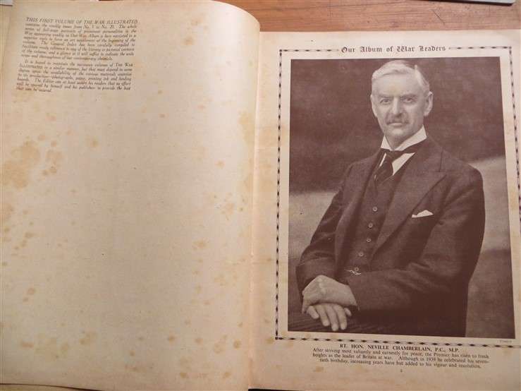 The War Illustrated - Sir John Hammerton - Vol.1 Hardcover - Foxing present