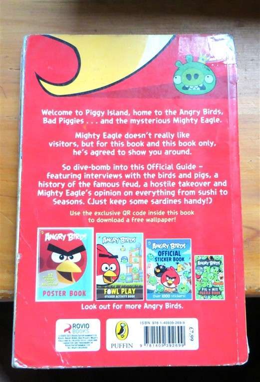Angry Birds Lenticular Cards Album (1 missing) + Guide Book