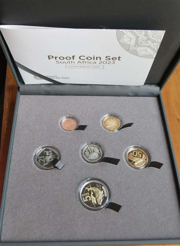 2023 South Africa Proof Set - 4th Decimal Series - Limited Mintage 1000