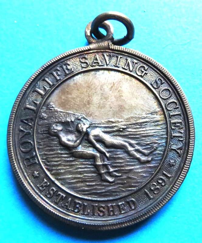 Royal Lifesaving Society 1933 Medal to WWJ Kemp