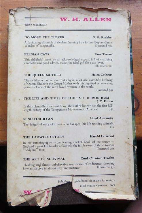 A Hunter's Story - C.J.P Ionides Autobiography - 1965 Hardcover