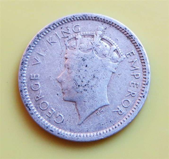 1937 Southern Rhodesia 3d Silver Coin