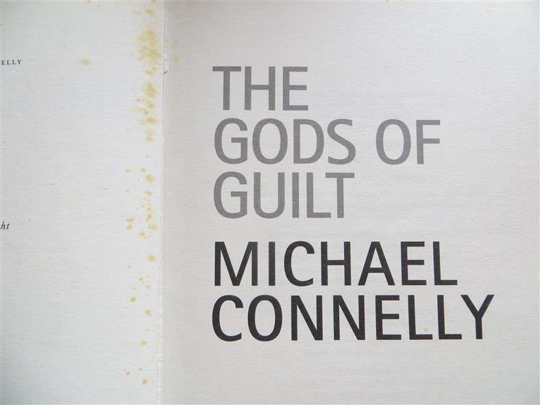 Michael Connolly - The gods of guilt - foxing present