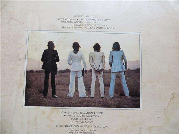 Vintage LP - Foghat - Rock n Roll Outlaws - Cover Poor / LP G/VG